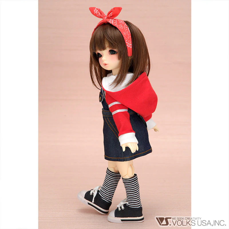Hoodie & Overall Skirt Set / Chibi - Image 3