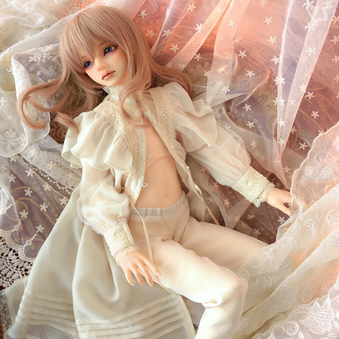 Ruffle Yoke Blouse Set - Image 3