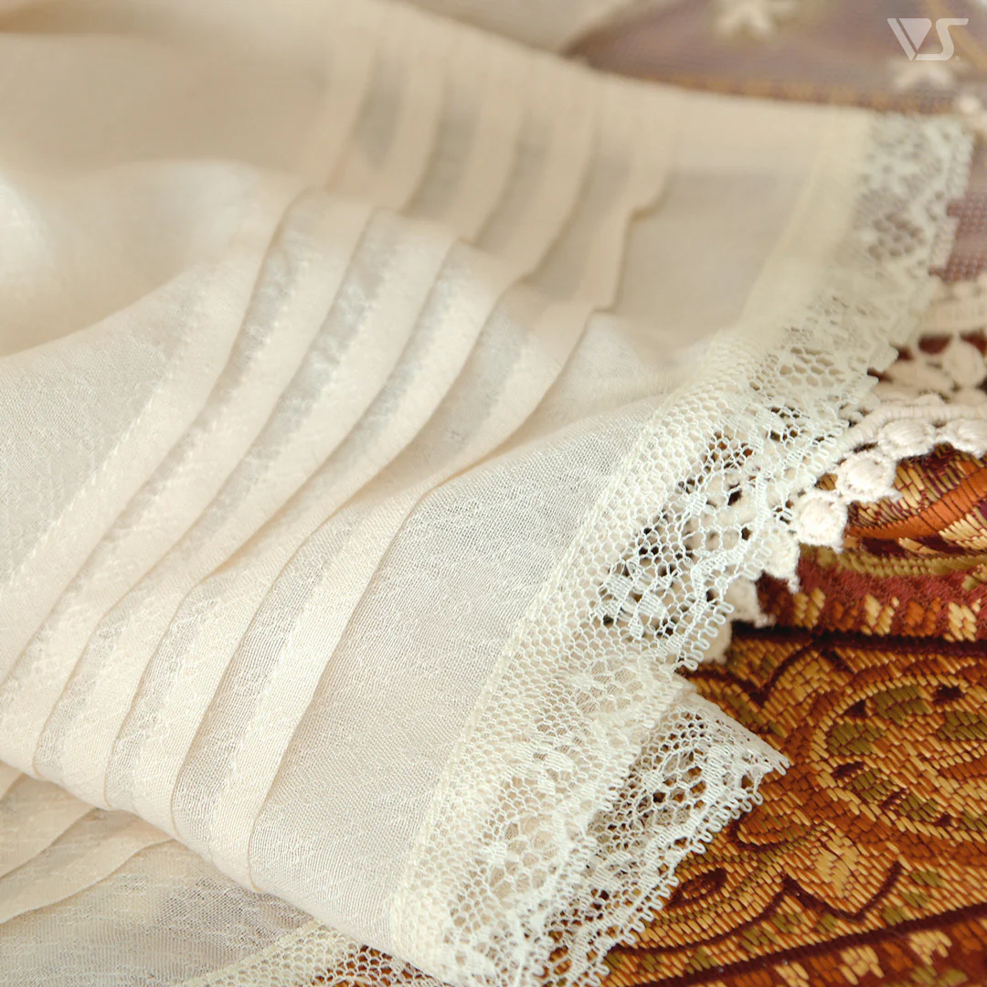 Ruffle Yoke Blouse Set - Image 8