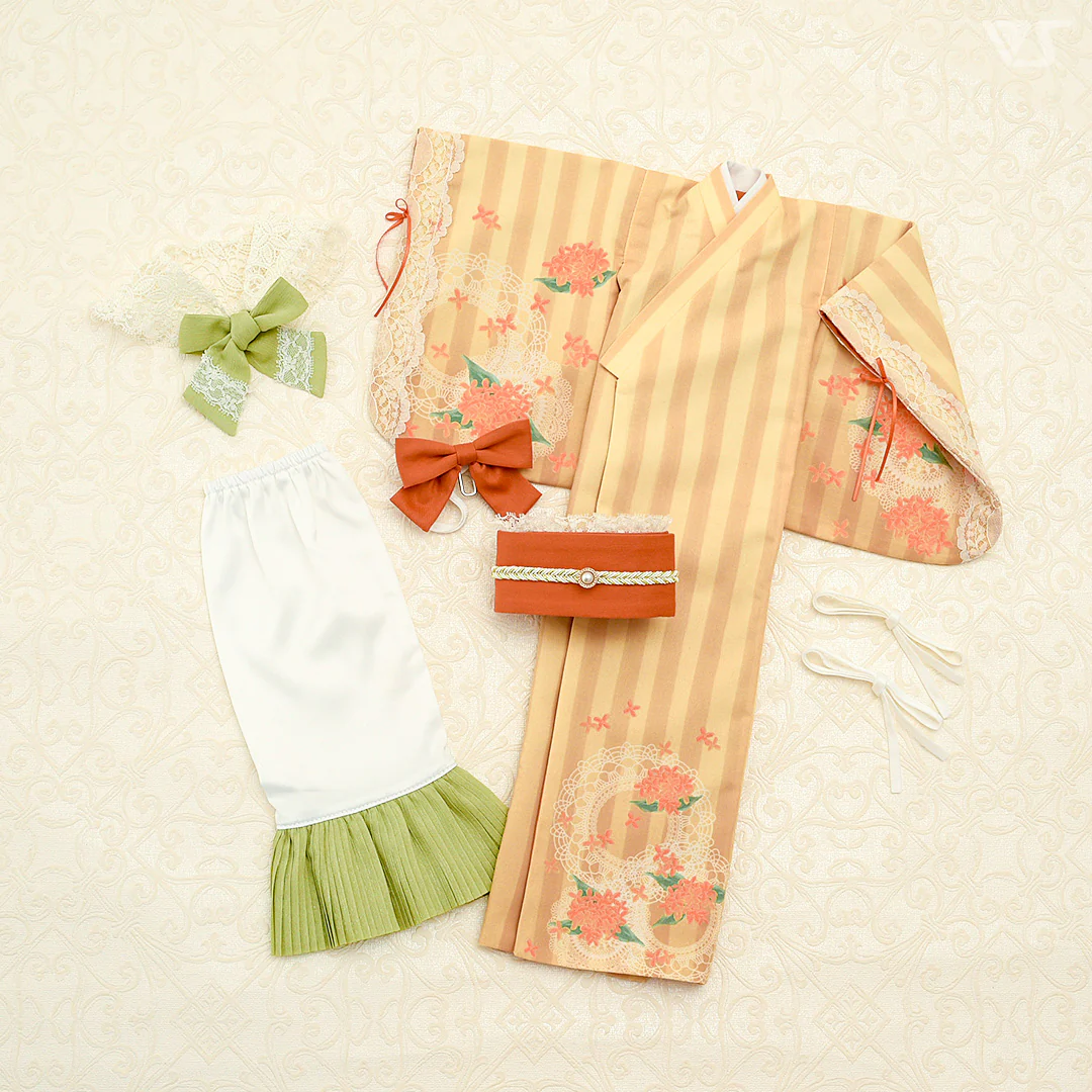 Flower Kimono Maiden / Mini (Orange Osmanthus) - Image 7