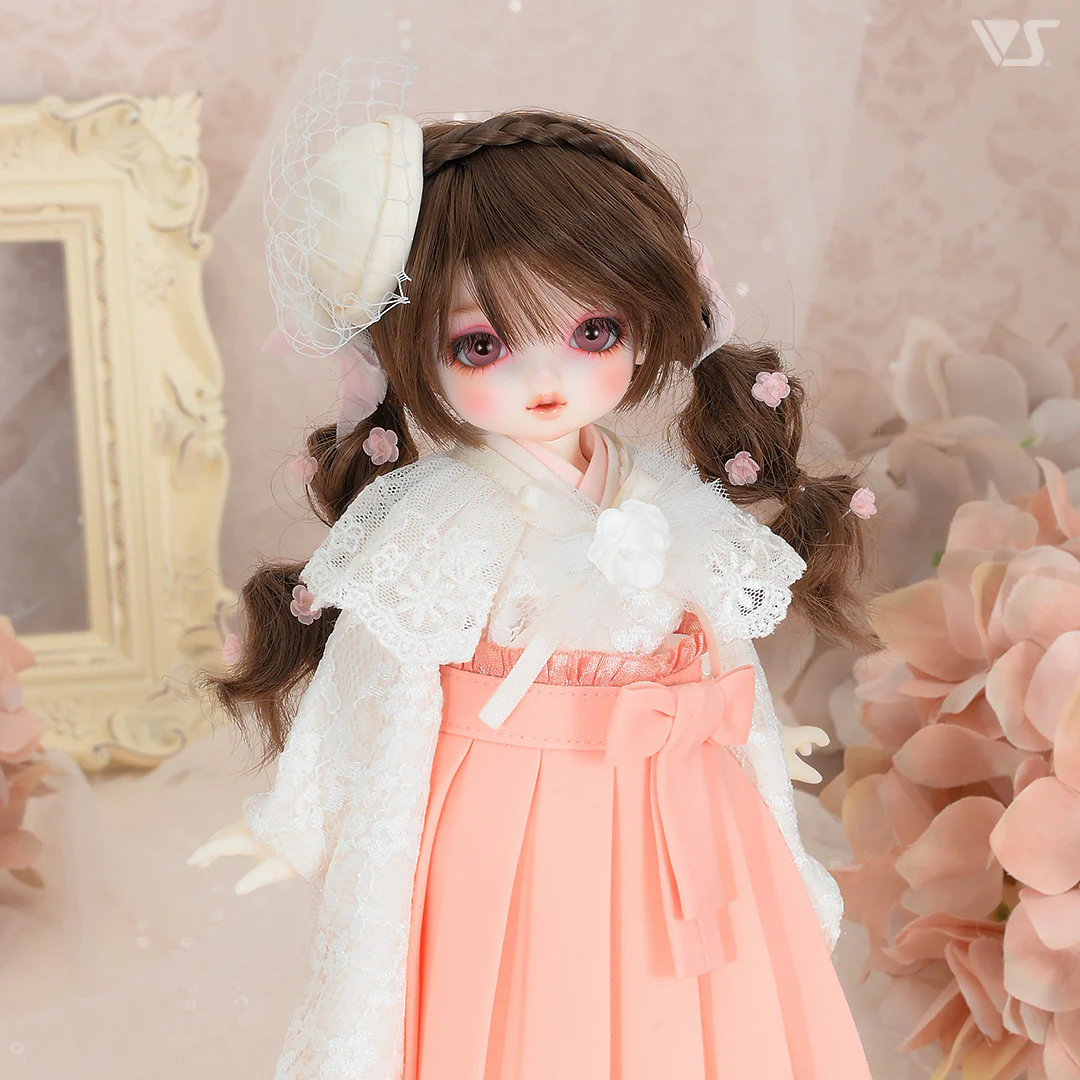 Cocktail Hat & Detachable Lace Collar Set / Chibi (White) - Image 4