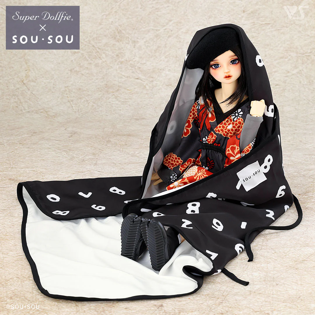 SOUSOU SO-SU-U Pattern Wrapping Blanket for Dollfie - Image 5